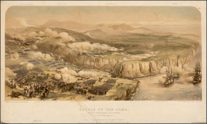The Battle of the Alma, from the French Position, Septr 20th 1854