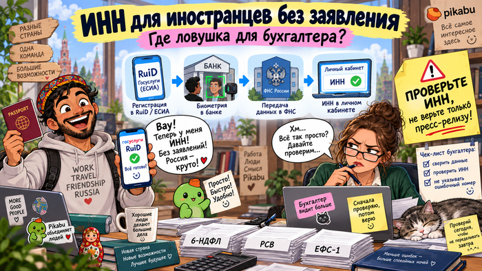 Автоматический ИНН для мигрантов: где подвох и как избежать штрафа