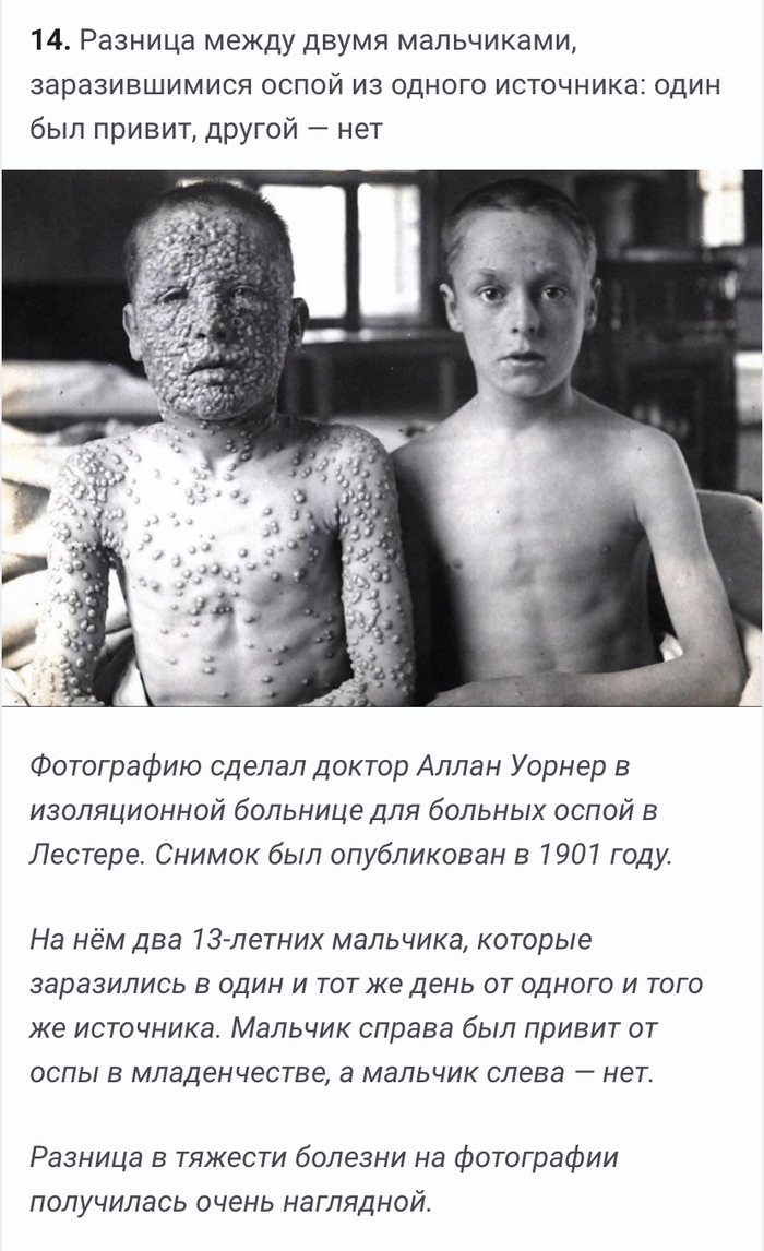 Просто уже все забыли, каково это - не прививаться