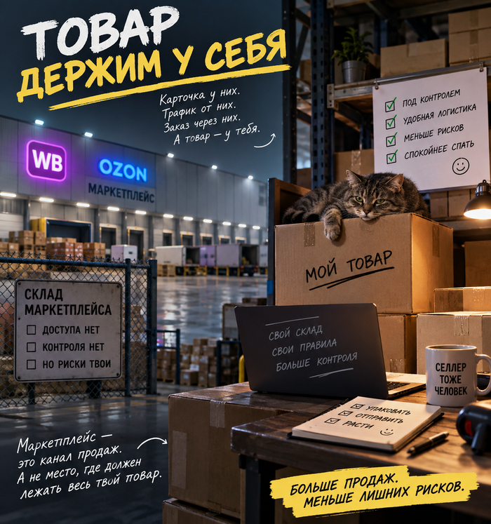 У Wildberries та же картина: заказов, которые продавцы доставляют сами, стало почти на 50% больше.
