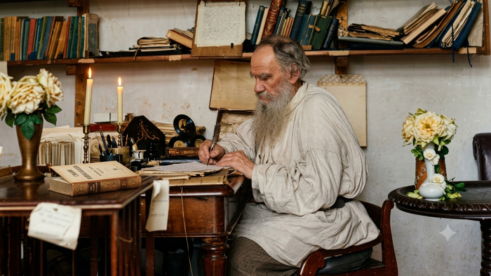 russian writer Leo Tolstoy
