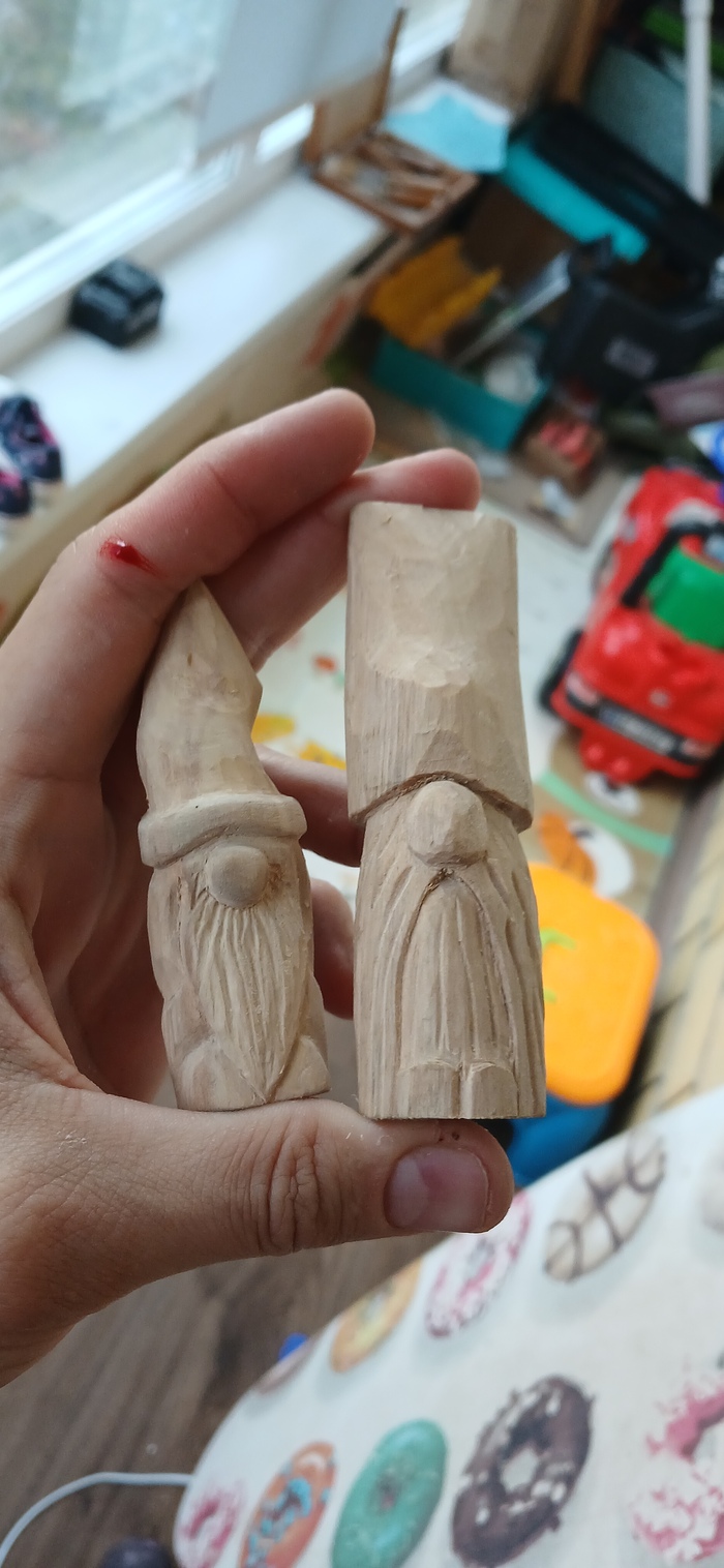 Гномы, гномыи резьба