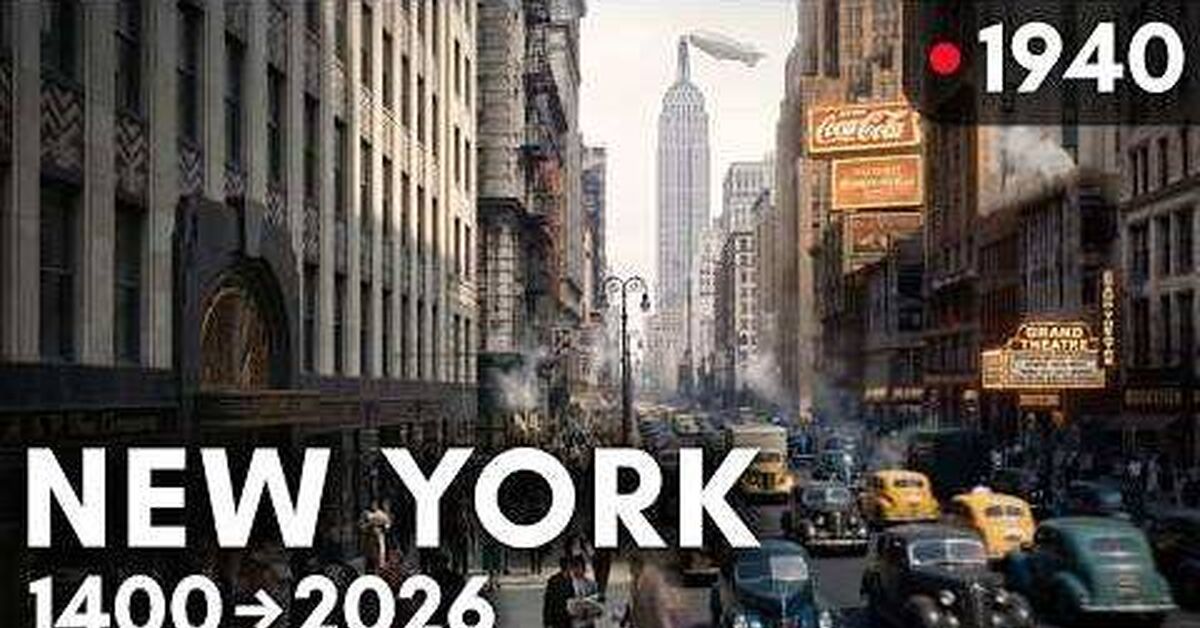 Evolution of New York Midtown Manhattan (AI) - New York, Evolution, History (science), Civilization, USA, Artificial Intelligence, Таймлапс, Video, Rutube, Youtube