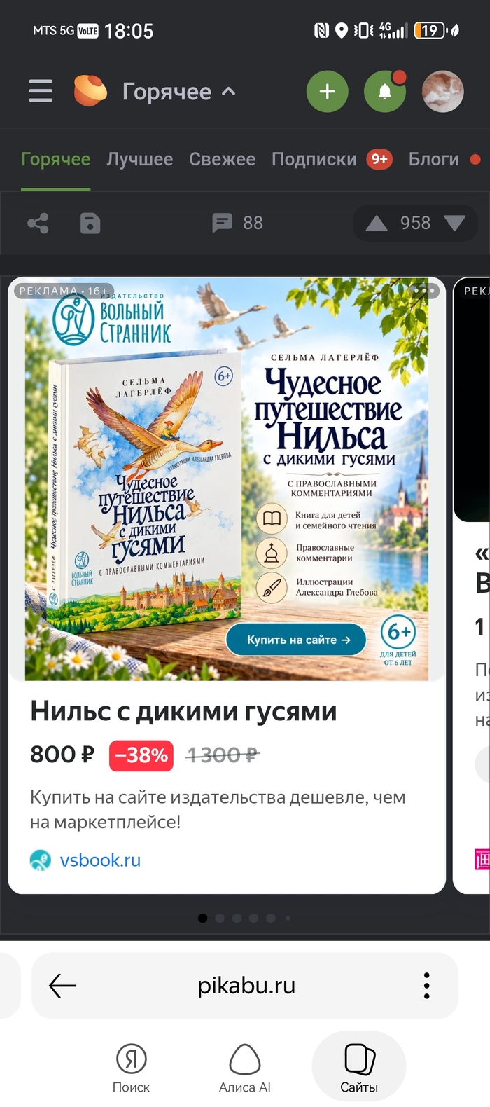 Я вам принесла прекрасное