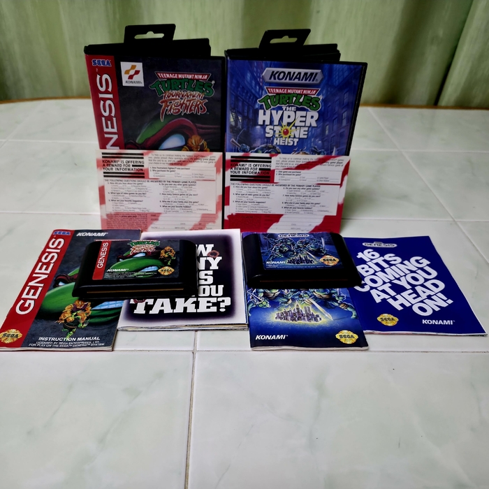 Cib ��������� TMNT Teenage Mutant Ninja Turtles: Tournament Fighters � The Hyperstone Heist (Sega Genesis)