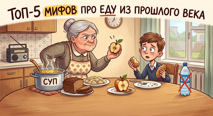 «Без хлеба не наешься» и еще 4 мифа о еде, которые нам внушили в детстве