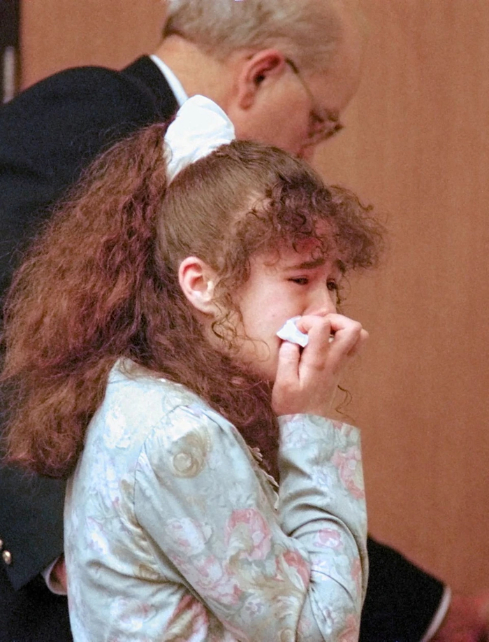 Пайк после вынесения ей смертного приговора за убийство, март 1996 года. Фото: REUTERS.