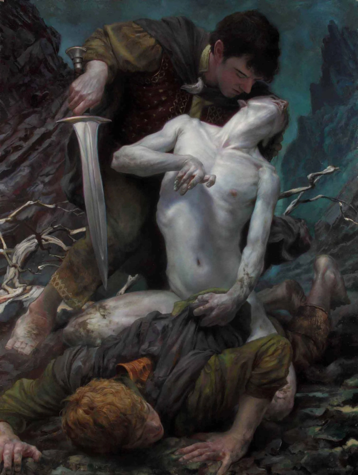 "Укрощение Смеагола", Донато Джанкола, холст, масло, 2010 г