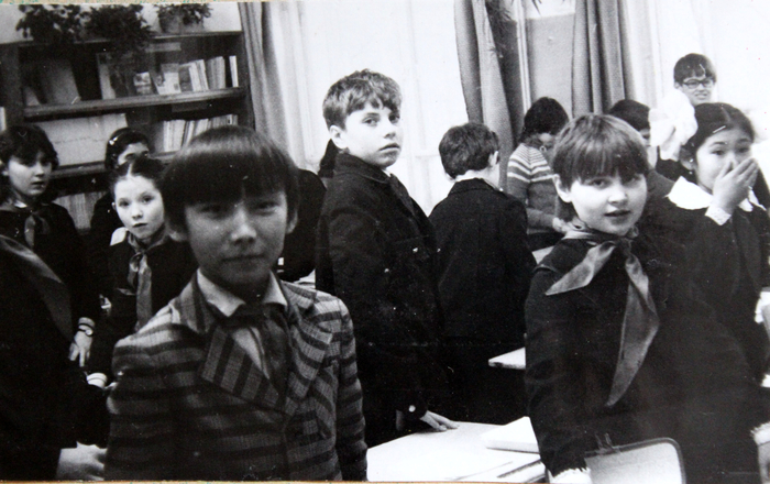 1986 г. Целиноград. Педагогическая практика и мои первые ученики. Пятиклашки)
