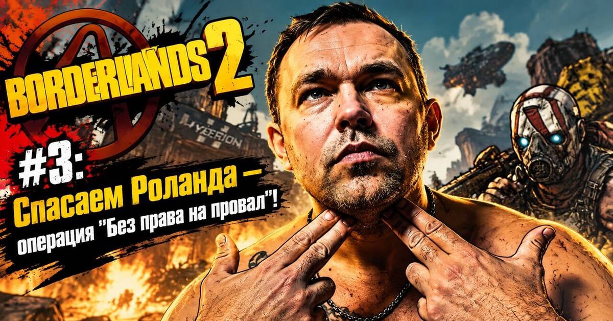Borderlands 2 #3: Спасаем Роланда — операция Без права на провал! - Моё, Компьютерные игры, RPG, Arpg, Видео, Видео вк