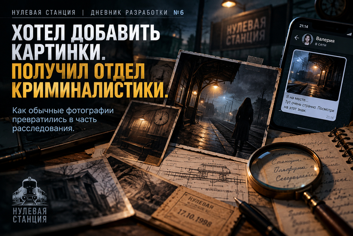 Дневник разработки №6. Хотел добавить картинки. Получил отдел криминалистики