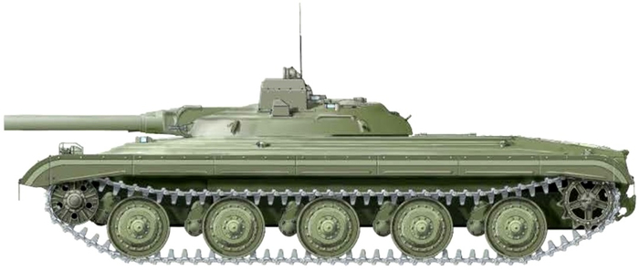 Примерно так должен был выглядеть серийный Объект 757, если бы все системы были готовы вовремя согласно утвержденным планам