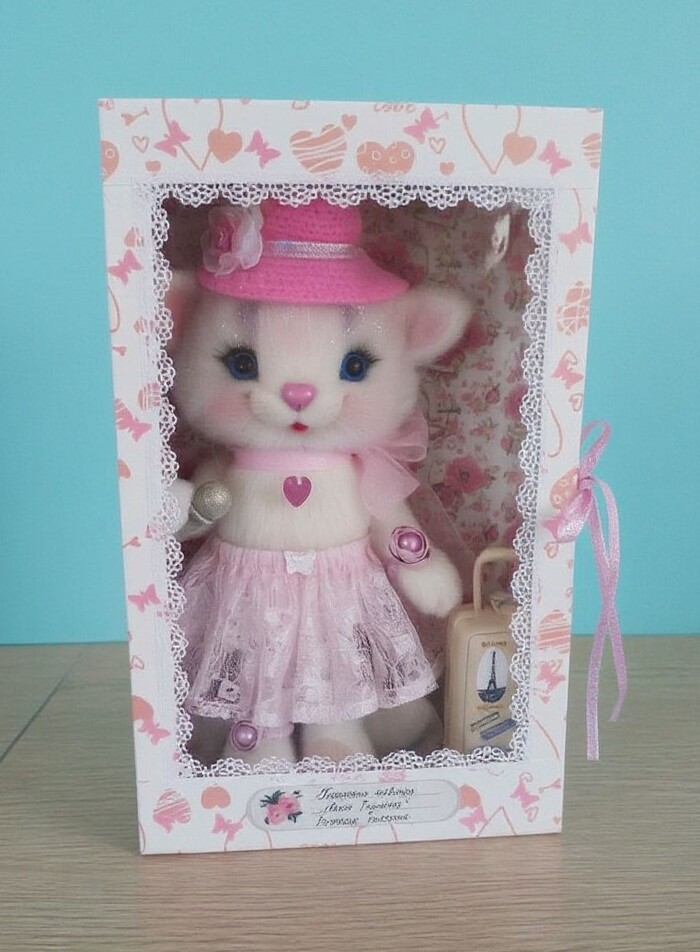 Кошечка Розочка ( готовый вариант).