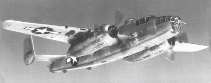 В-25 в полете