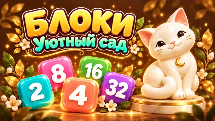 Блоки: Уютный сад на Пикабу Игры