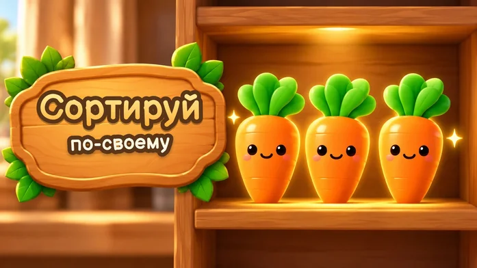 Сортируй по-своему на Пикабу Игры