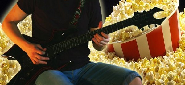 Popcorn music. Попкорн Гершон Кингсли. Гершон Кингсли воздушная кукуруза. Композиция воздушная кукуруза. Гитарист с коробкой от попкорна.