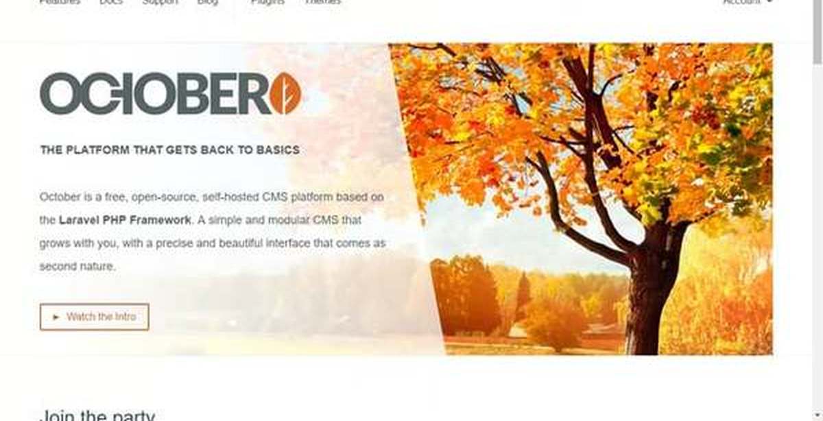 More features. October cms. Сайты на October. Сайты на OCTOBERCMS. Cms: October cms.