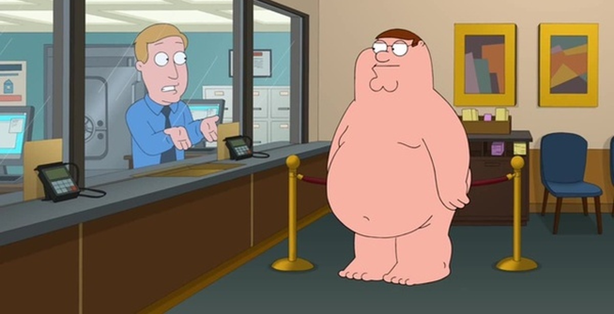 Naked Peter Griffin